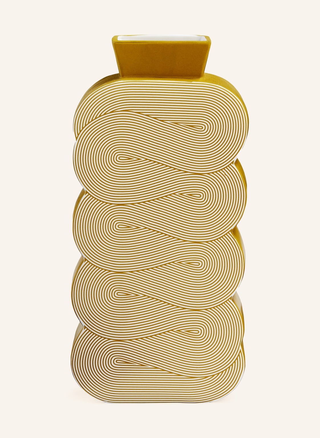 Image of Jonathan Adler Vase Pompidou Large gelb
