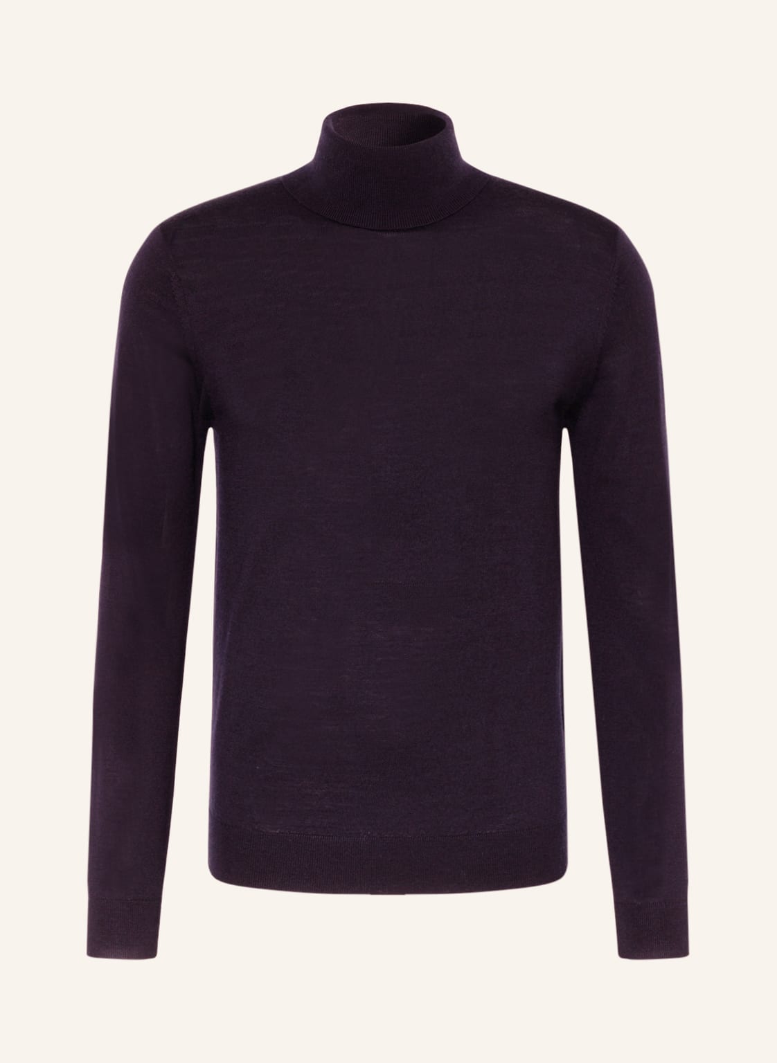 Image of Reiss Rollkragenpullover Caine Aus Merinowolle blau