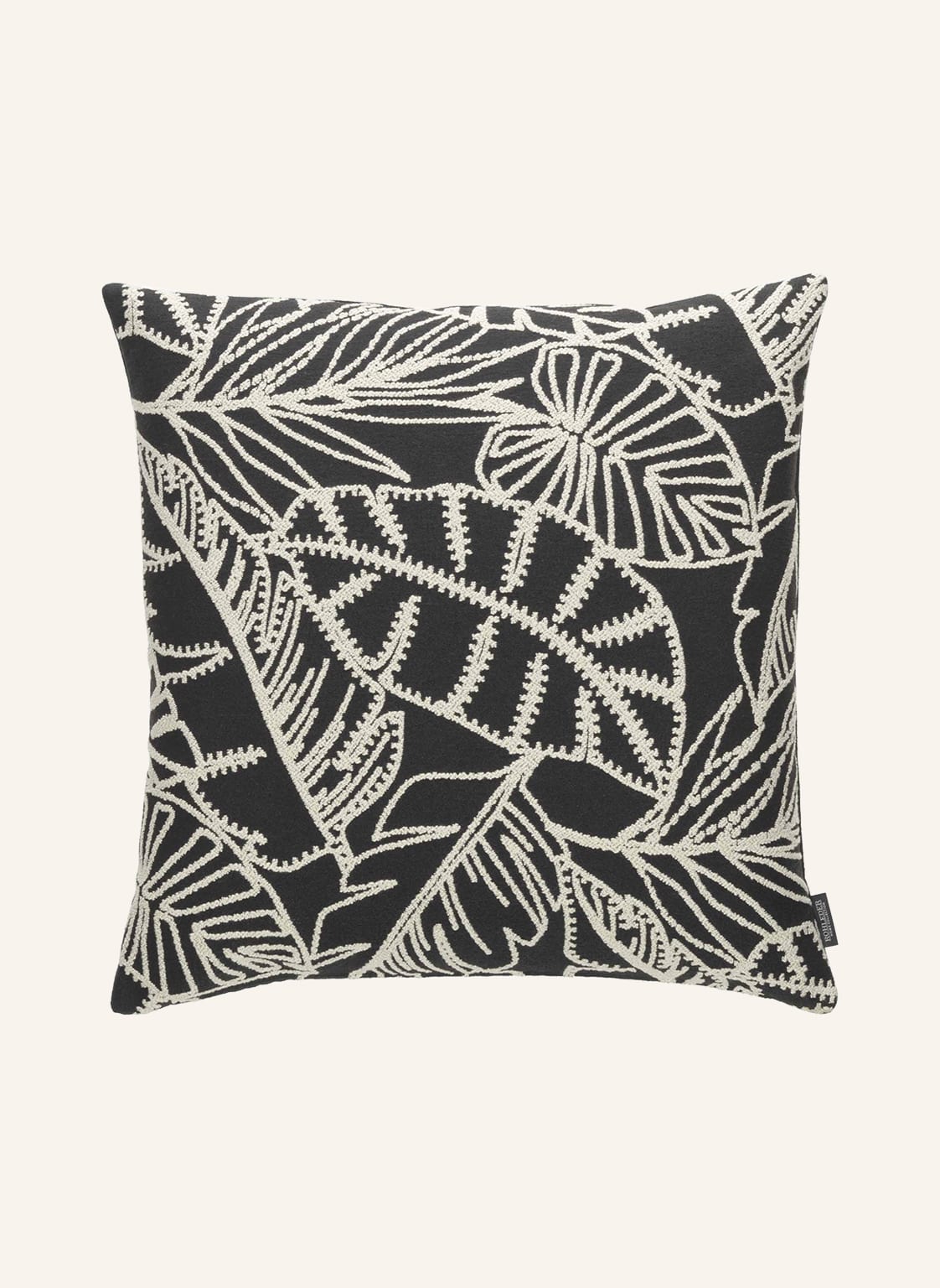 Image of Rohleder Dekokissen Ikebana schwarz