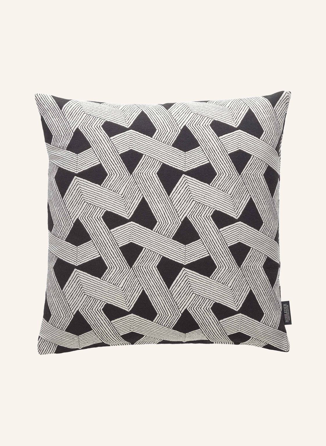 Image of Rohleder Dekokissen Kyoto schwarz