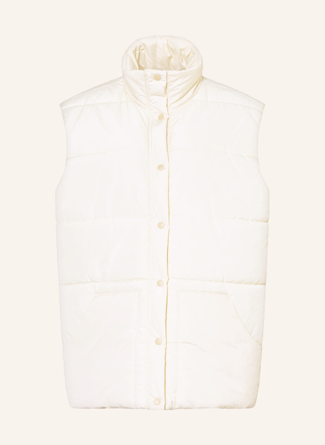 Image of Karo Kauer Oversized-Steppweste weiss