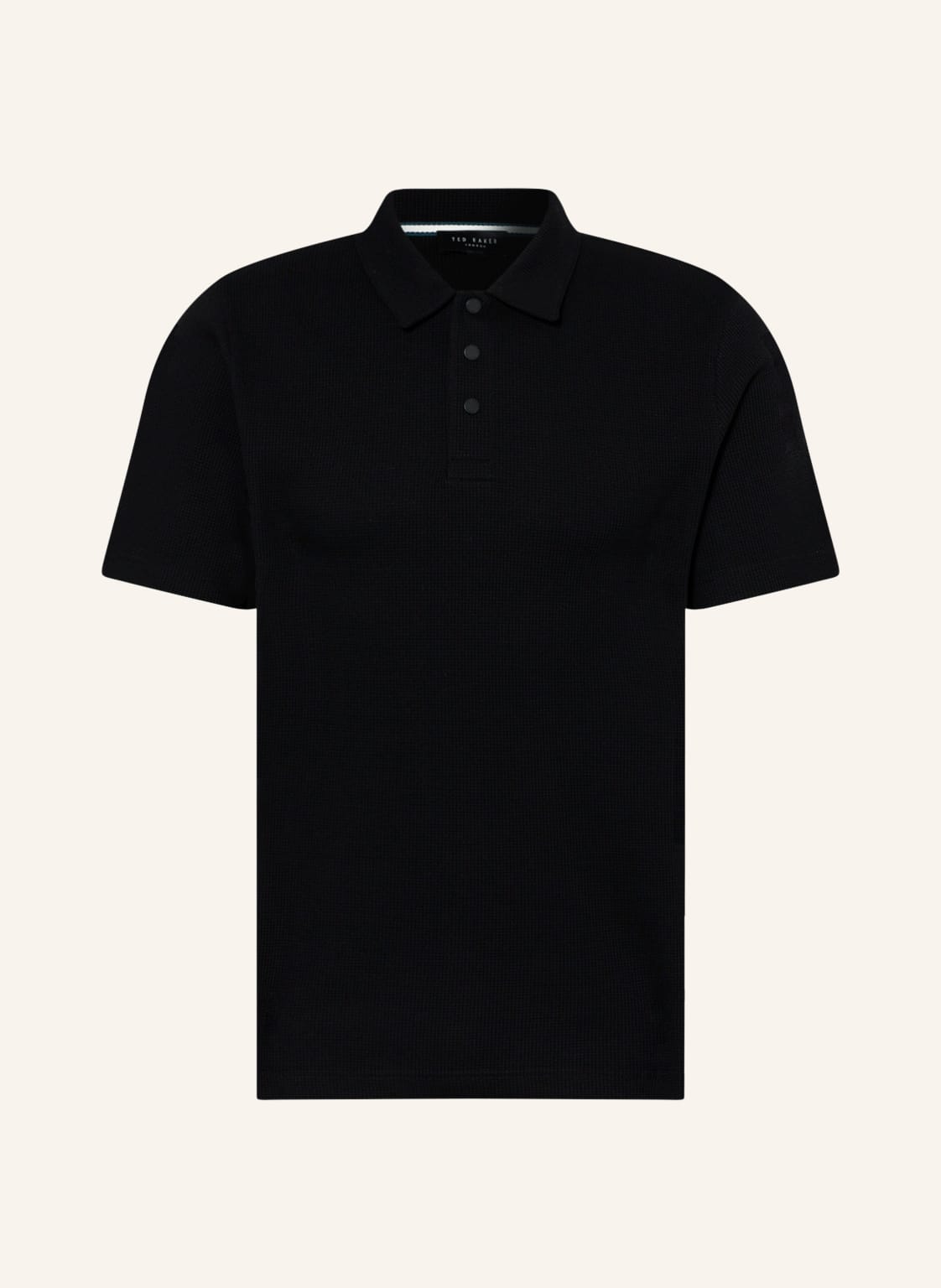 Image of Ted Baker Jersey-Poloshirt Bute schwarz