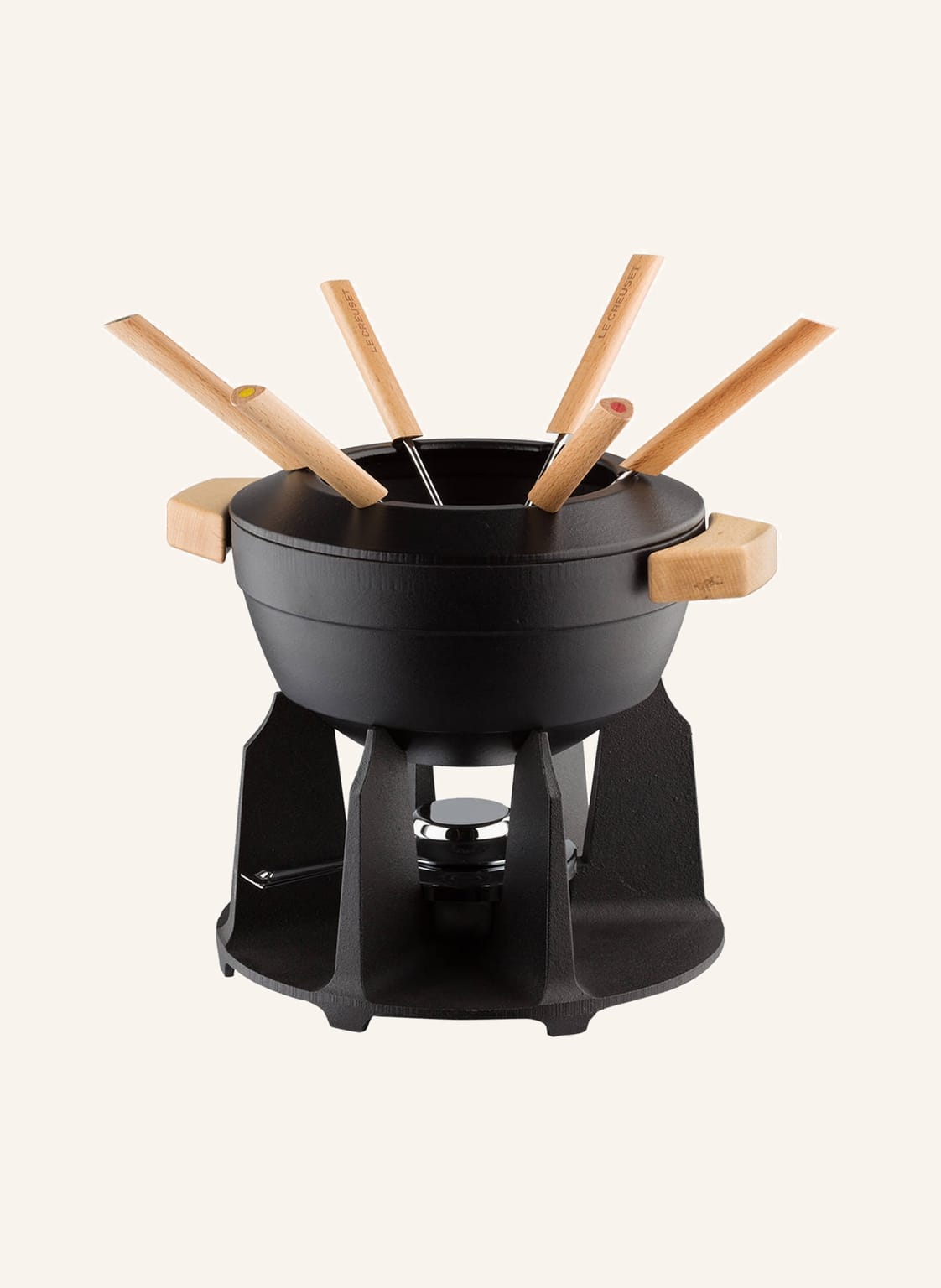Image of Le Creuset Fondue-Set Für 6 Personen schwarz