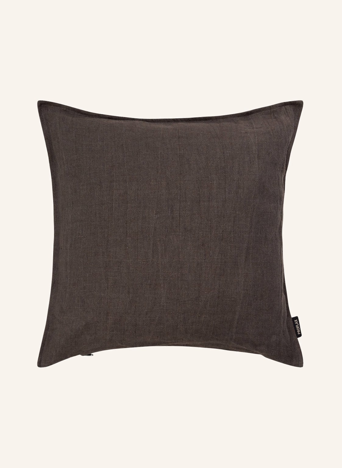 Image of Proflax Leinen-Dekokissenhülle Sven grau