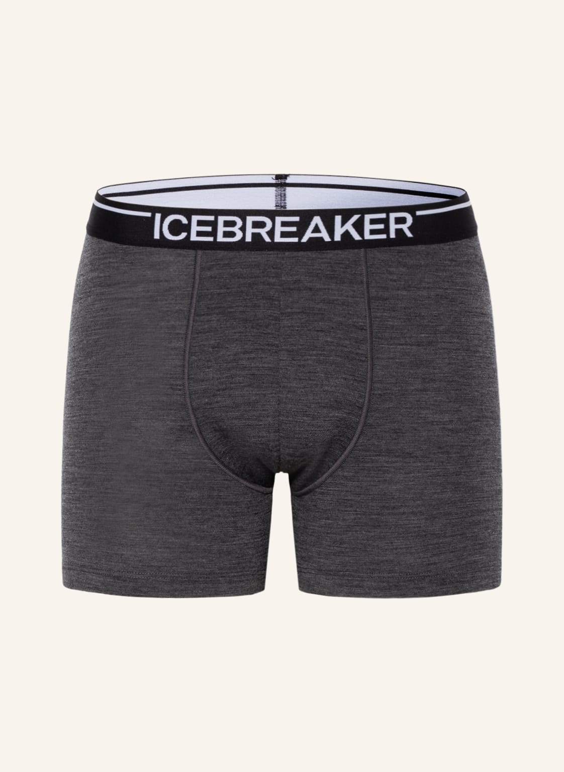 Image of Icebreaker Funktionswäsche-Boxershorts Anatomica Aus Merinowolle grau