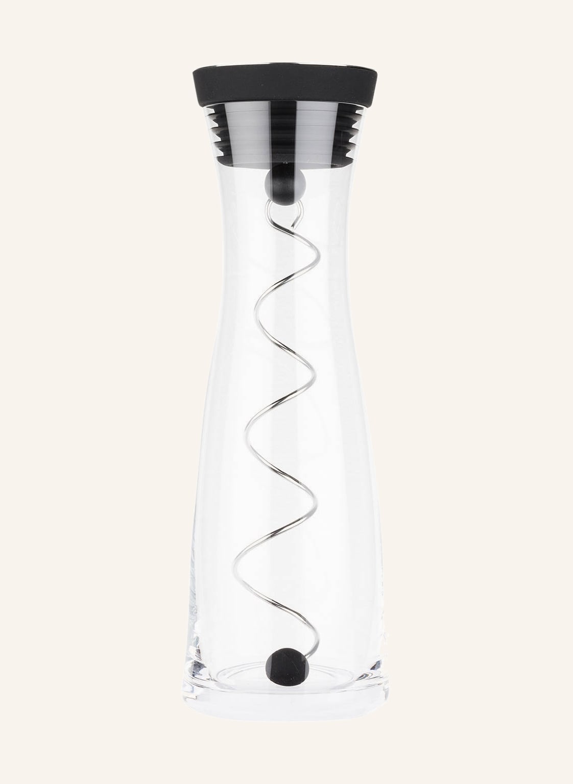 Image of Wmf Wasserkaraffe Basic Inkl. 2 Fruchtspieße schwarz