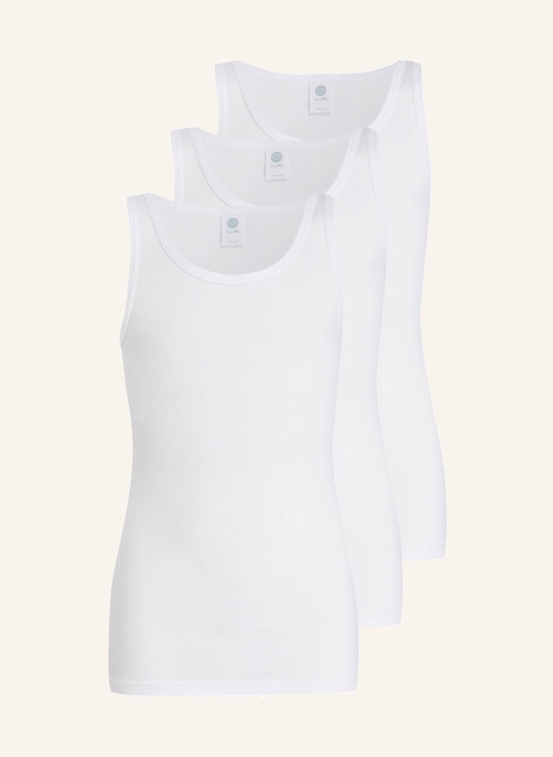 Image of Sanetta 3er-Pack Unterhemden weiss