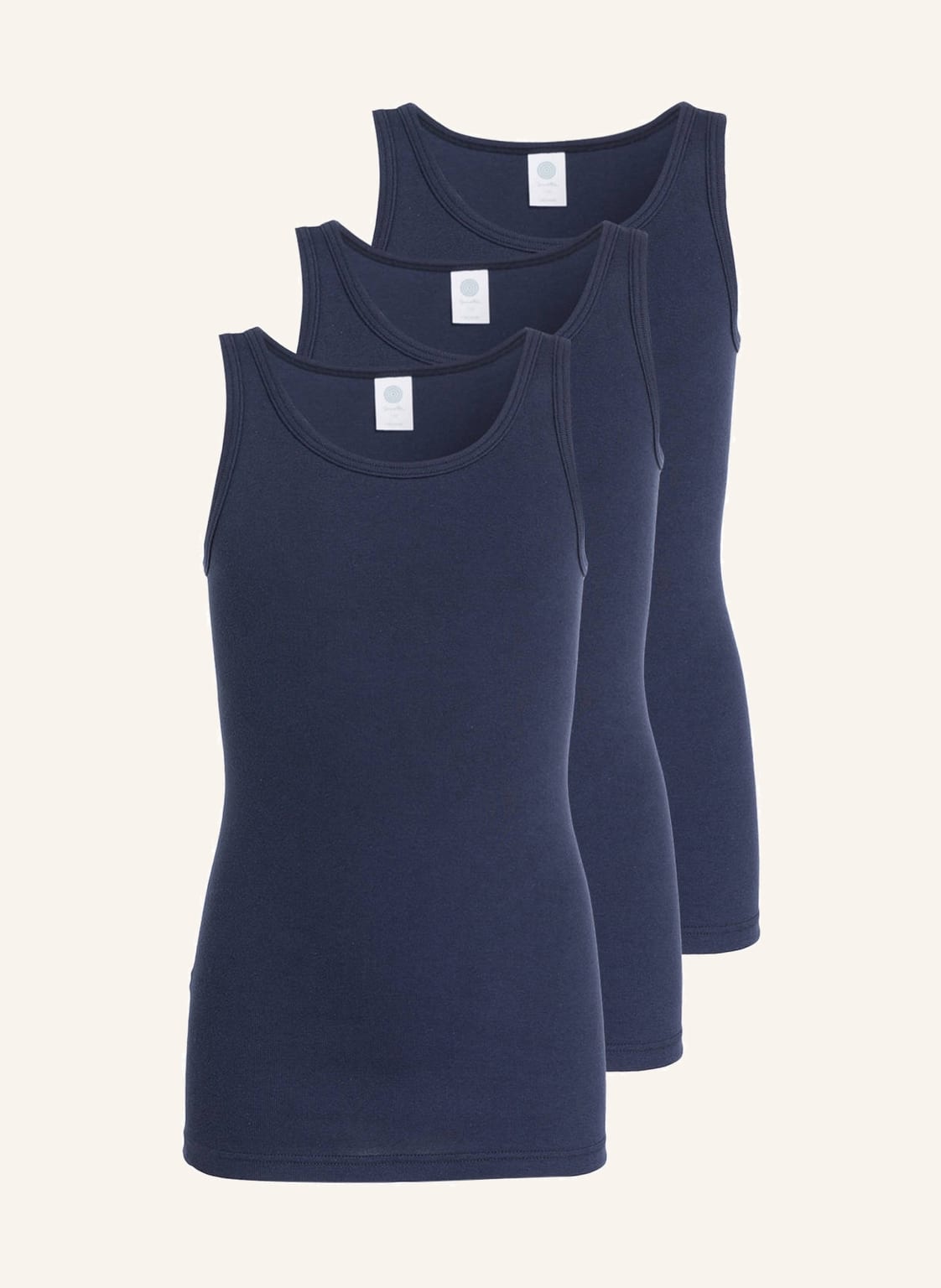 Image of Sanetta 3er-Pack Unterhemden blau