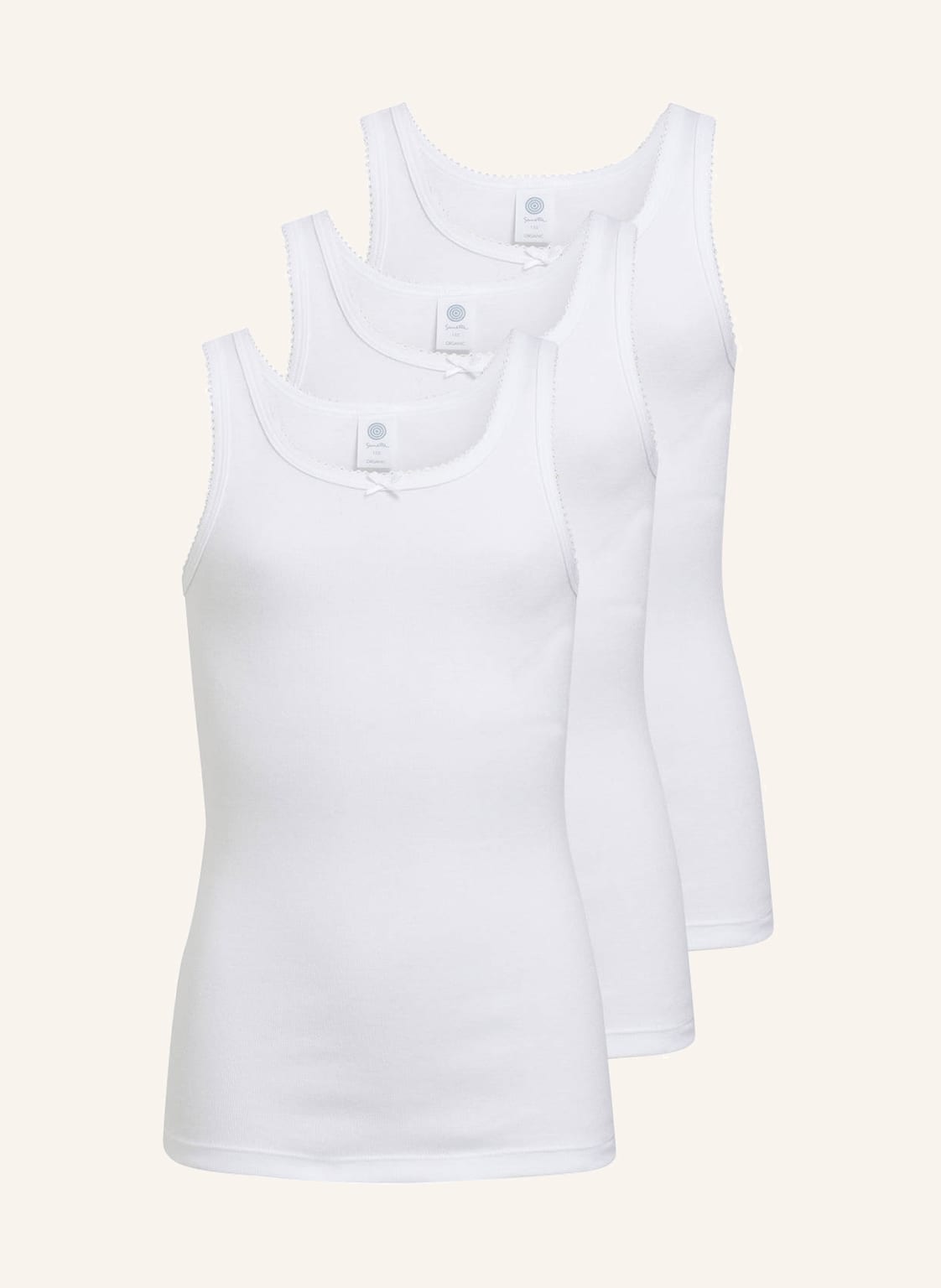 Image of Sanetta 3er-Pack Tops weiss