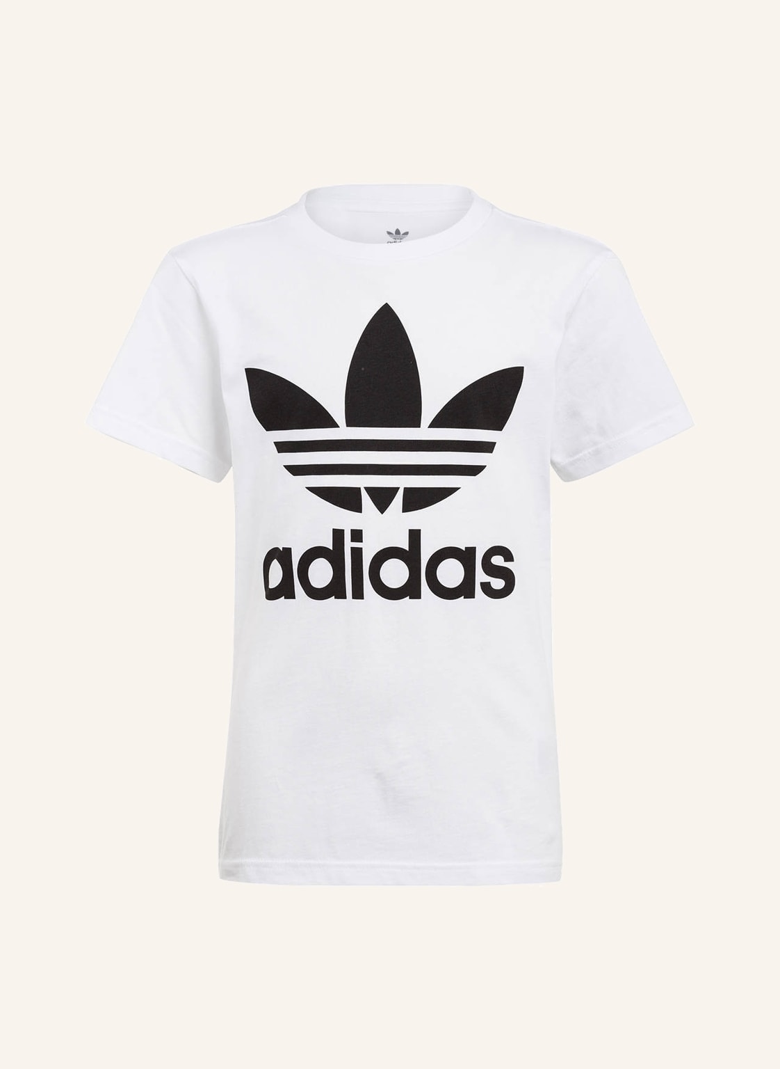 Image of Adidas Originals T-Shirt Trefoil weiss