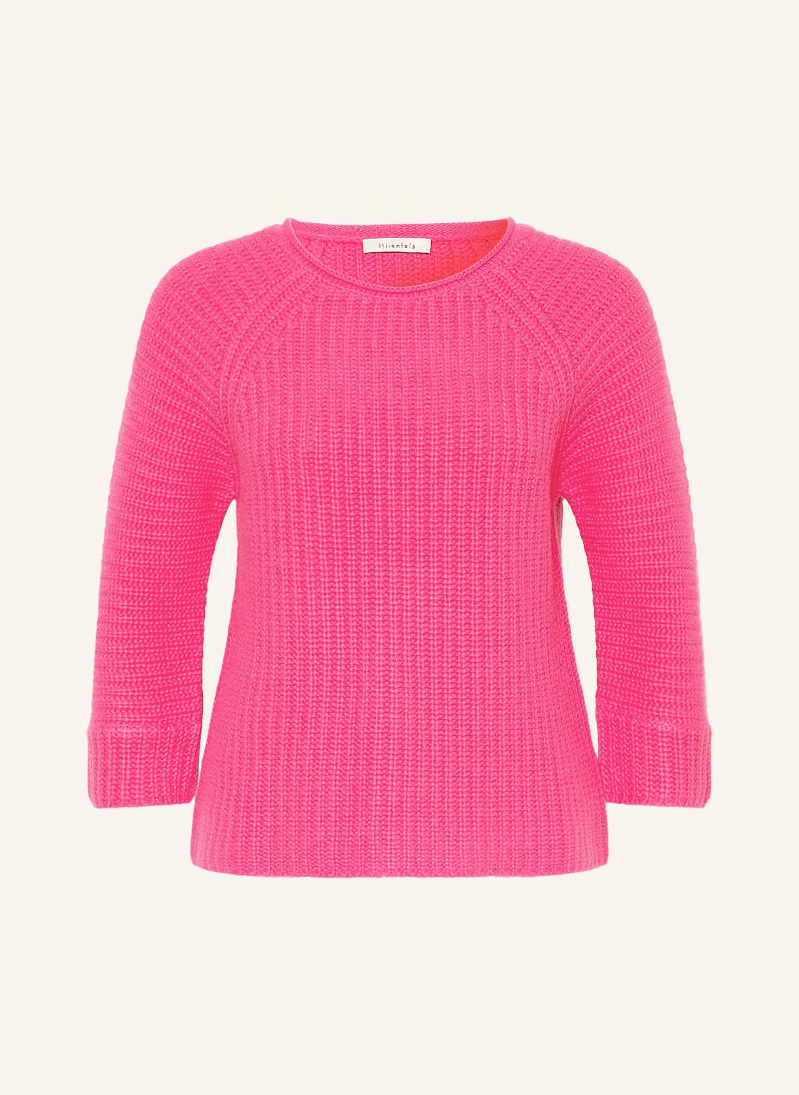 Image of Lilienfels Cashmere-Pullover Mit 3/4-Arm pink