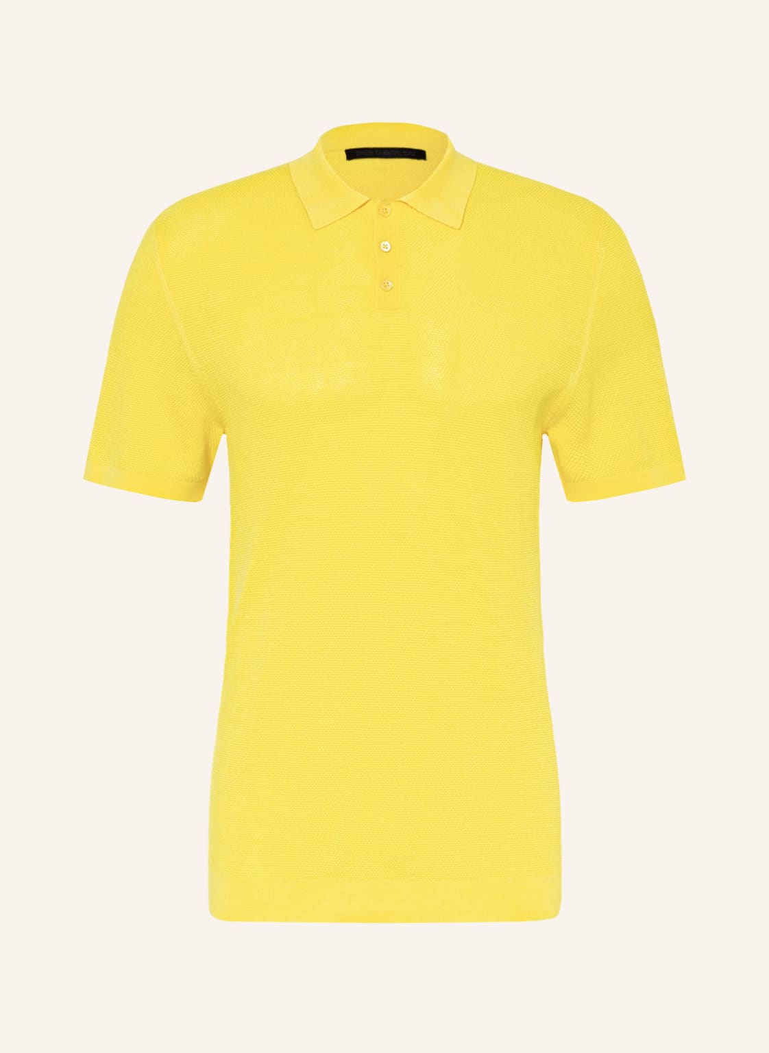 Image of Drykorn Strick-Poloshirt Triton gelb