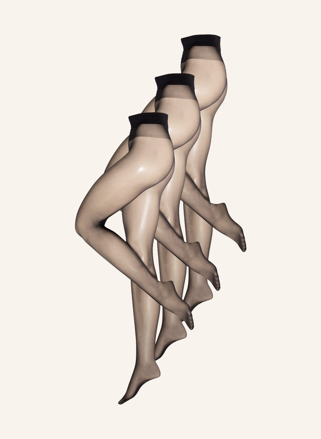 Image of Wolford 3er-Pack Feinstrumpfhosen Satin Touch Comfort schwarz