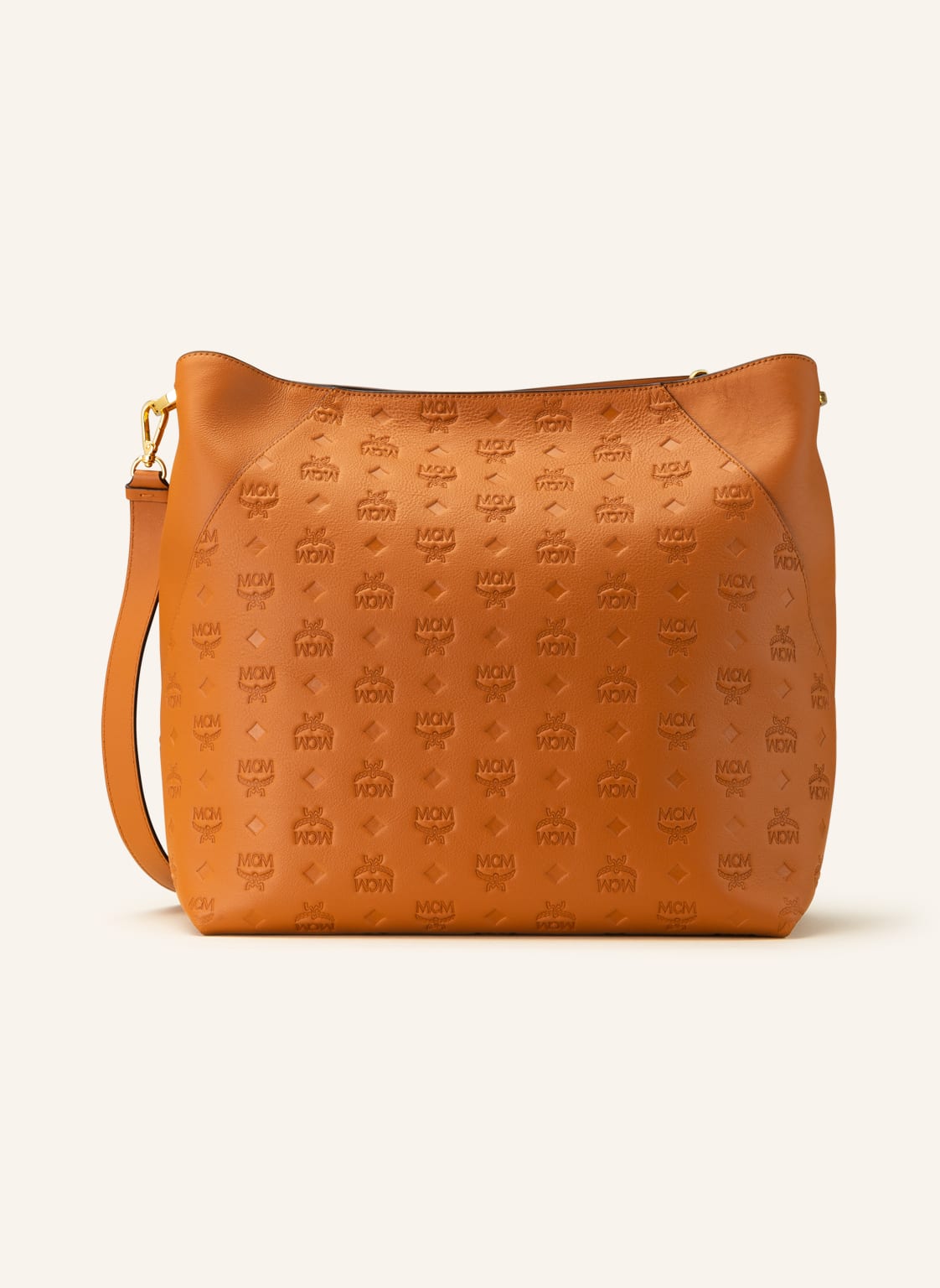 Image of Mcm Hobo-Bag Klara Large braun