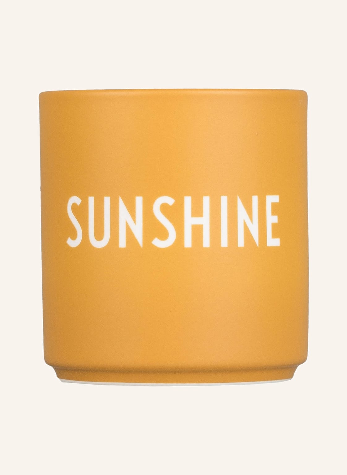 Image of Design Letters Becher Sunshine gelb