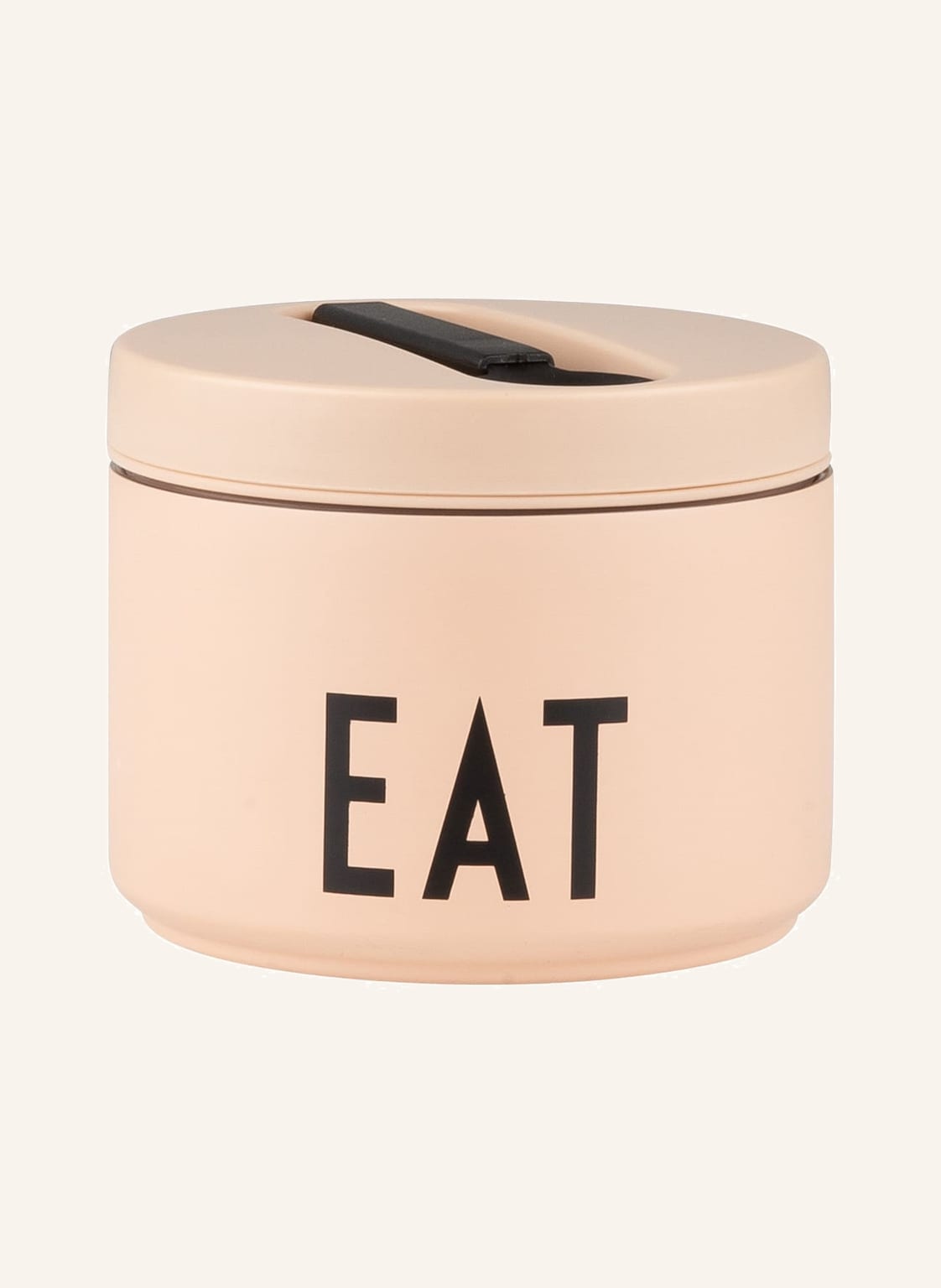 Image of Design Letters Thermo-Lunchbox Eat Small schwarz