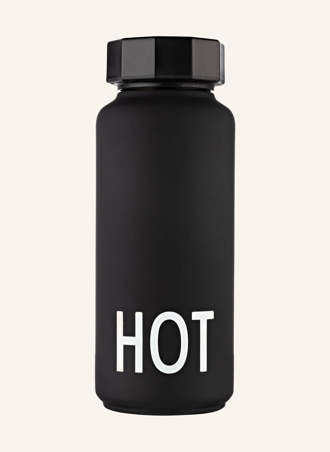 Image of Design Letters Isolierflasche schwarz