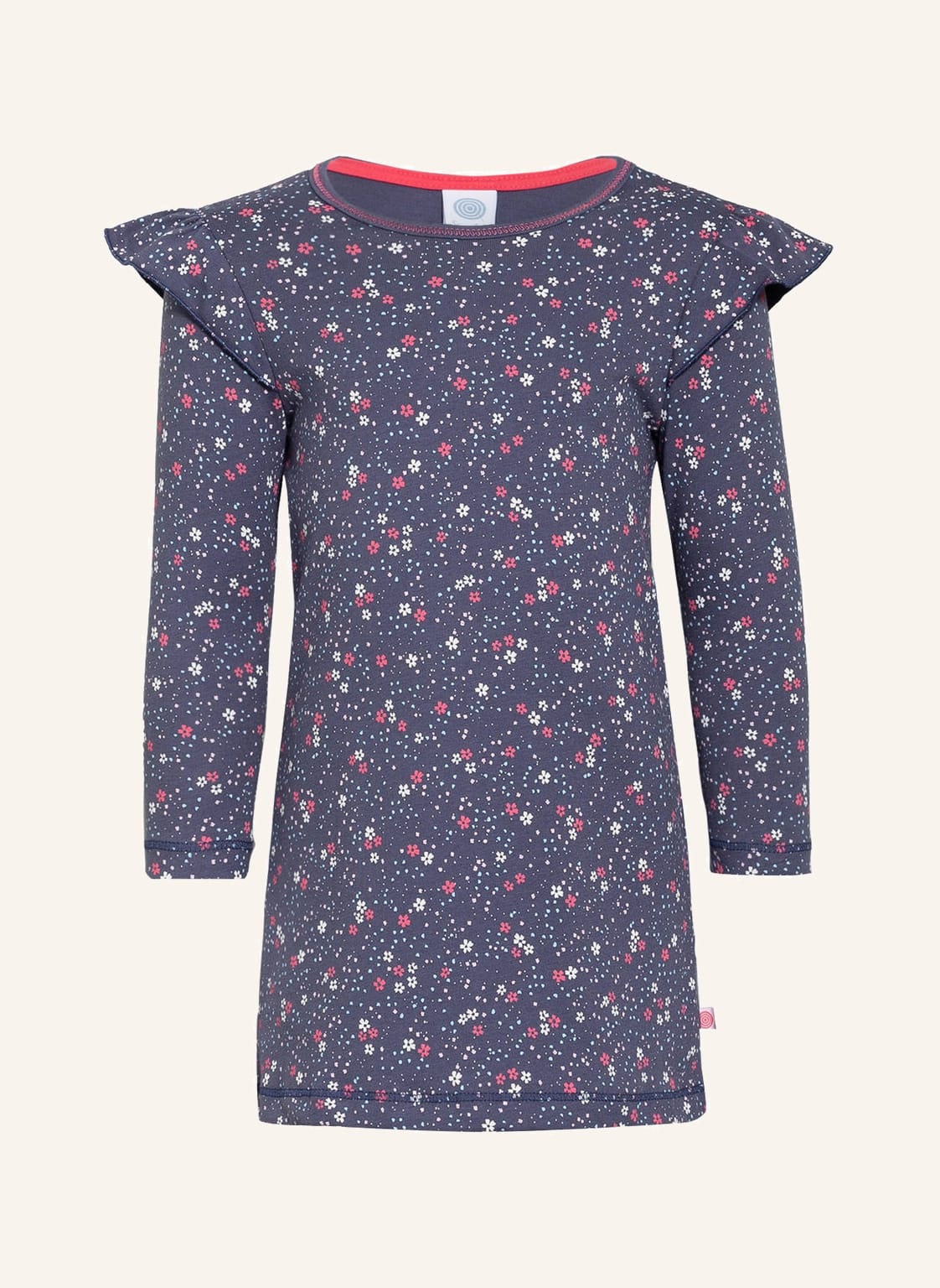 Image of Sanetta Nachthemd Mit Volantbesatz blau