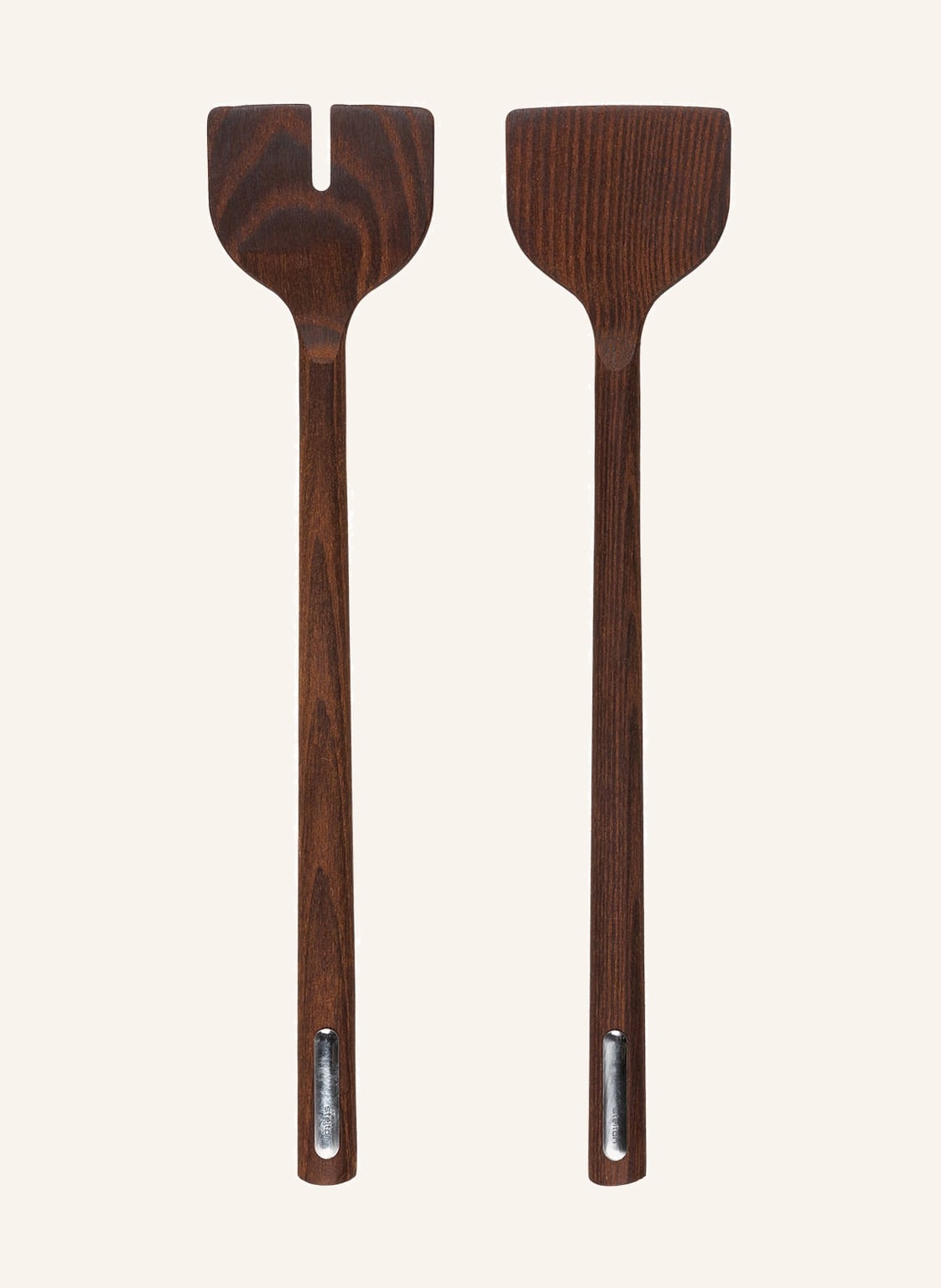 Image of Stelton Salatbesteck Hoop braun