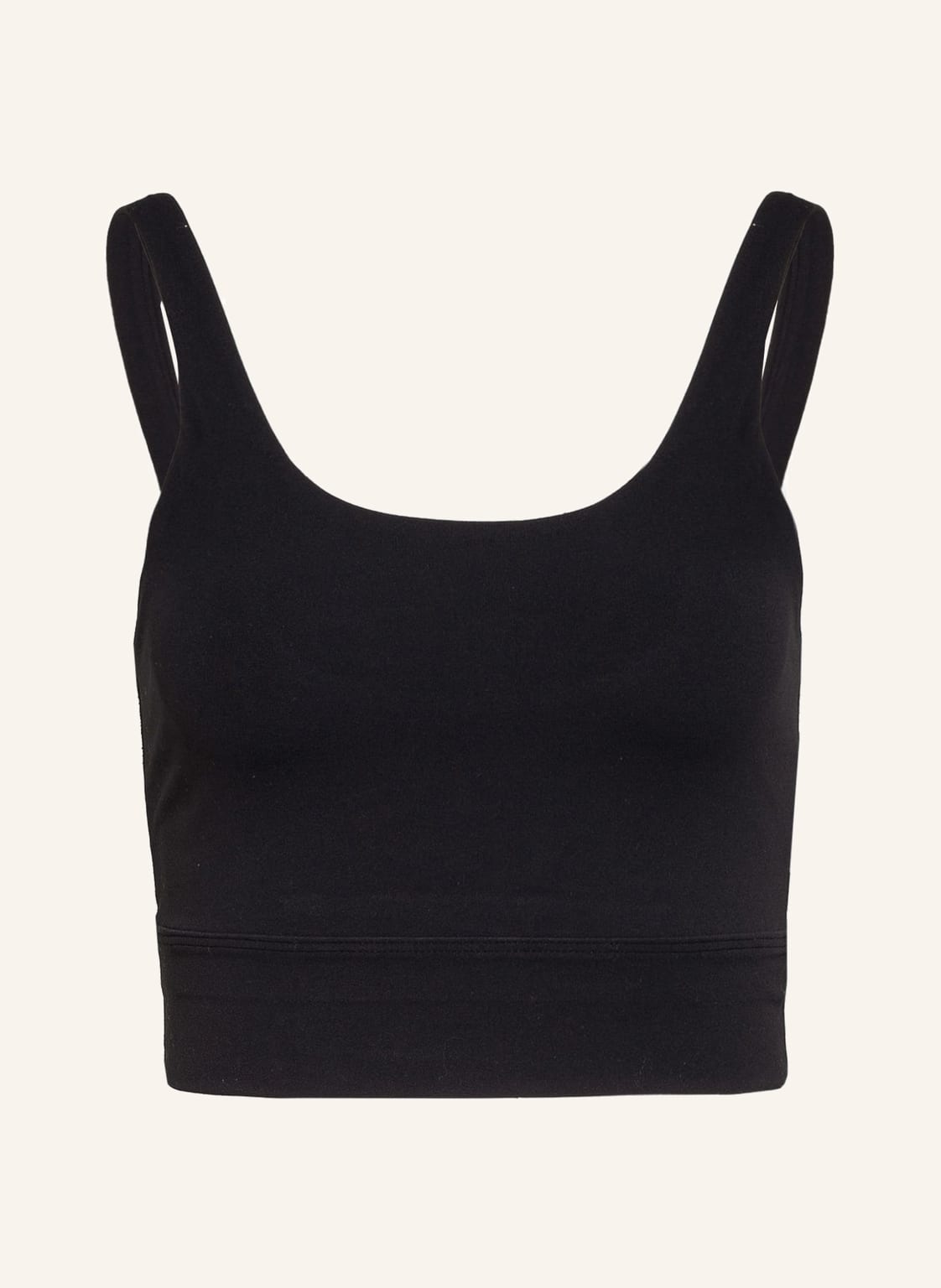 Image of Nike Cropped-Top Yoga Luxe schwarz