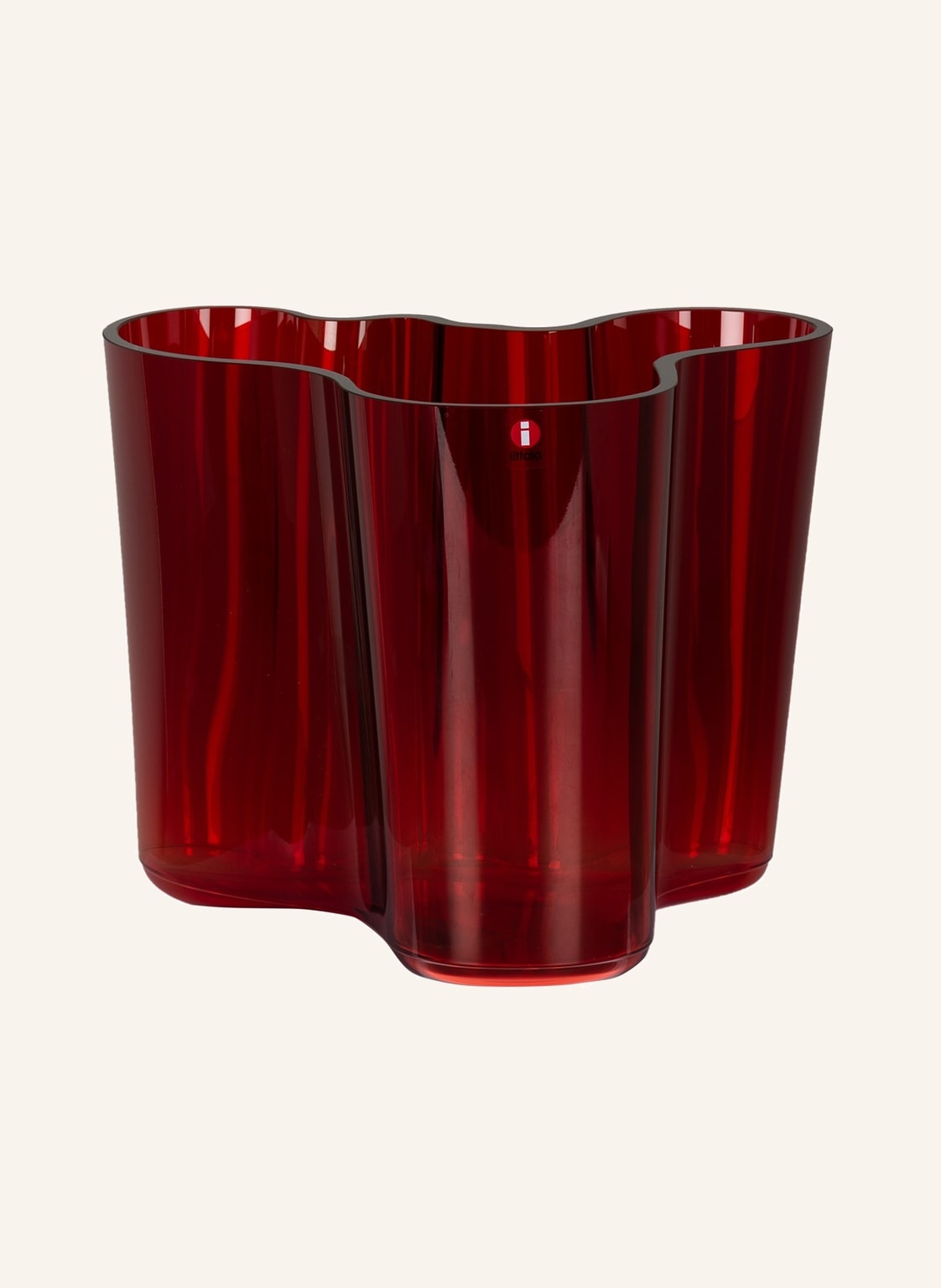 Image of Iittala Vase Alvar Aalto rot