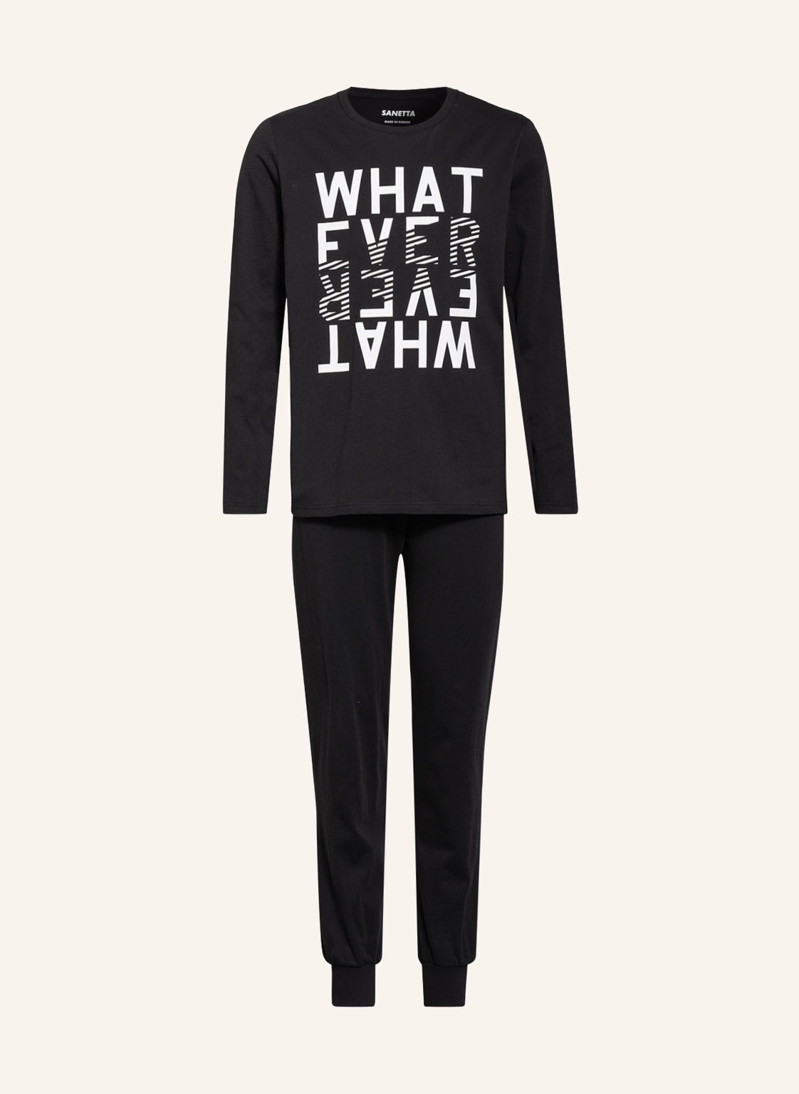 Image of Sanetta Schlafanzug schwarz