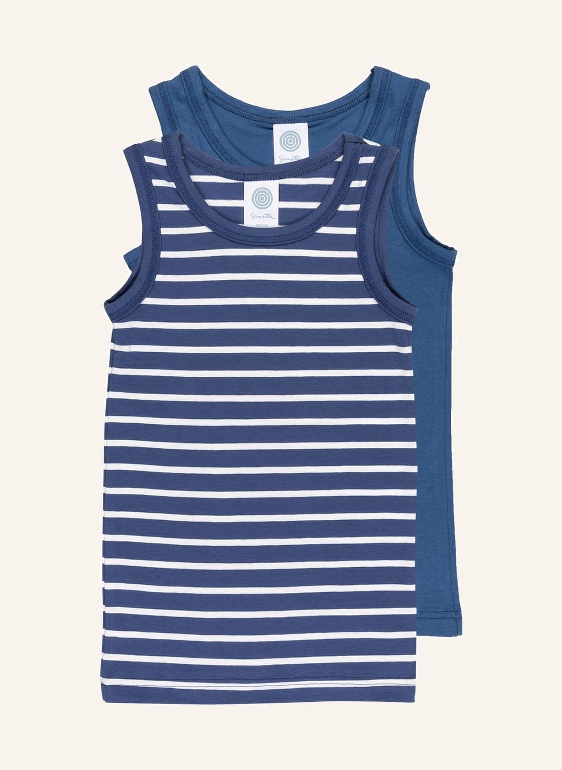 Image of Sanetta 2er-Pack Unterhemden blau