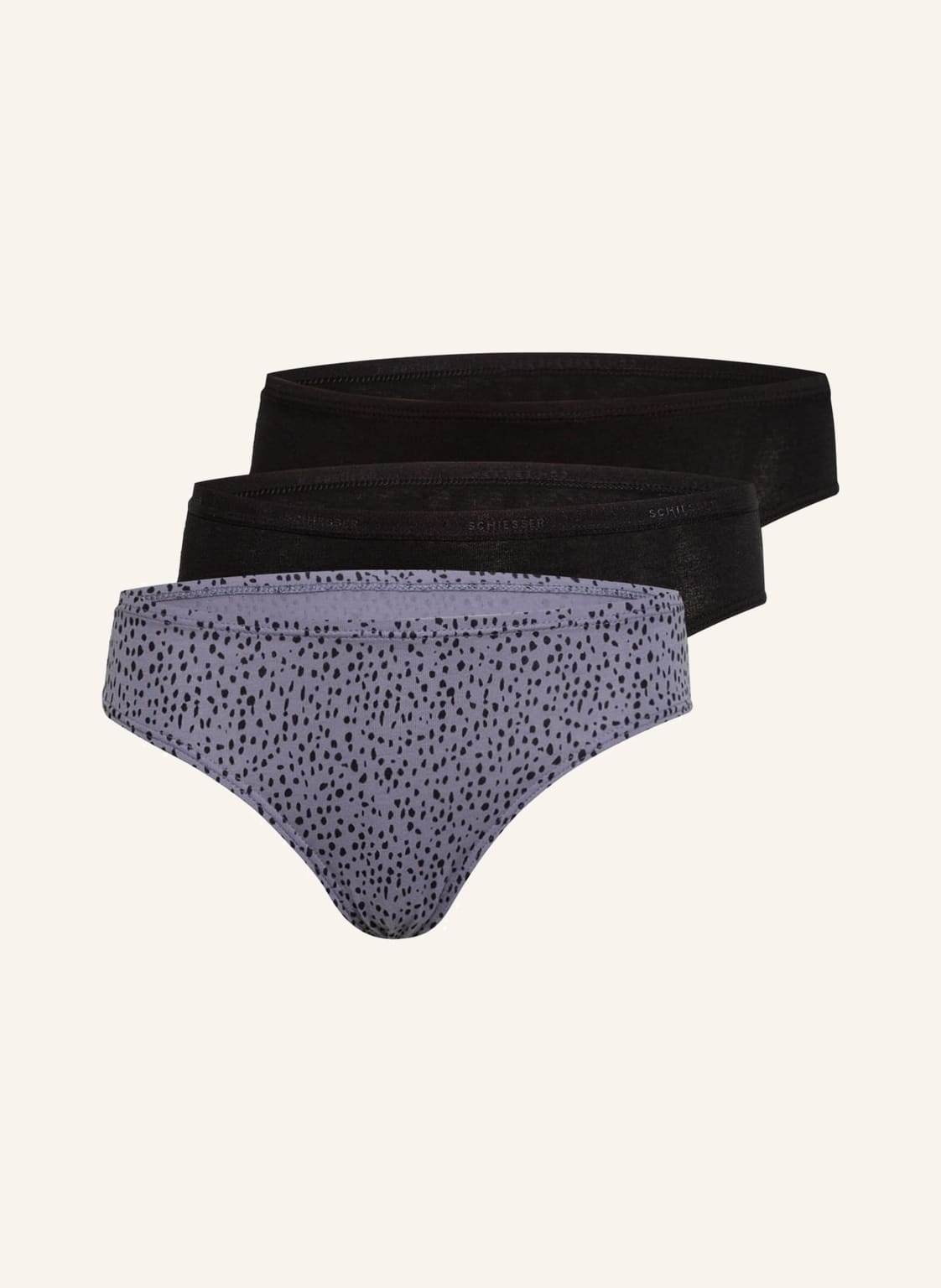 Image of Schiesser 3er-Pack Slips 95/5 weiss