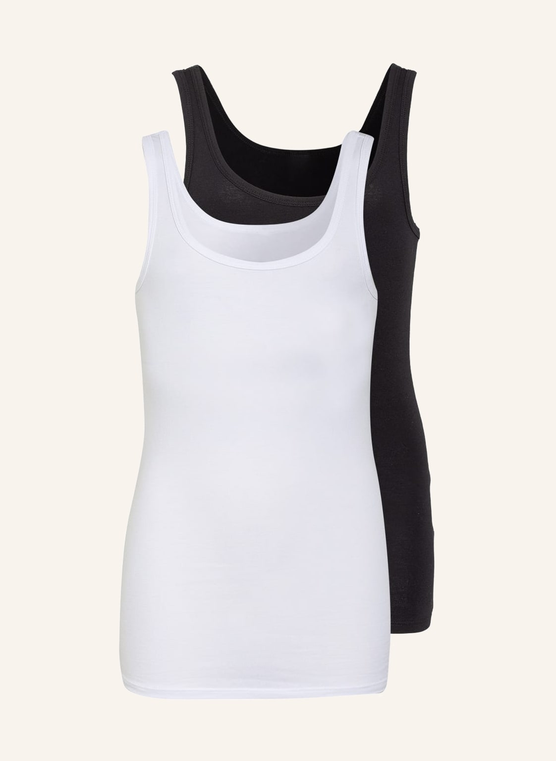 Image of Schiesser 2er-Pack Tops 95/5 weiss