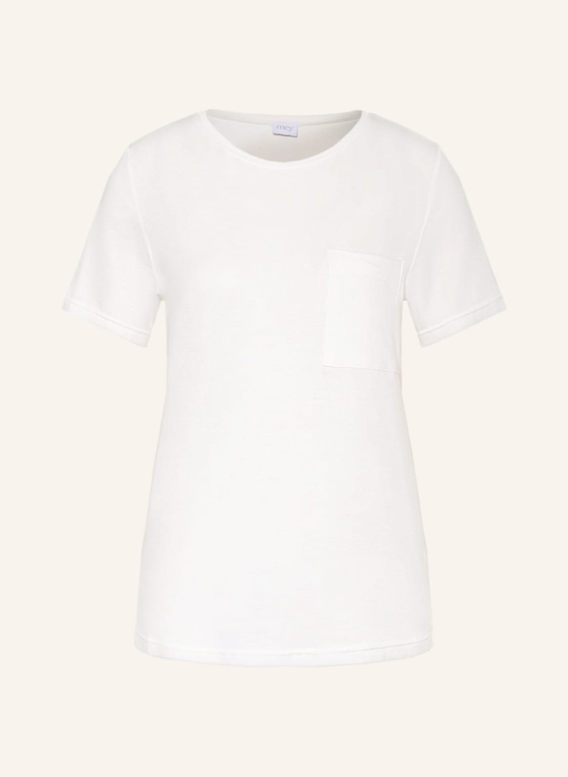 Image of Mey Schlafshirt Serie Sleepy & Easy weiss