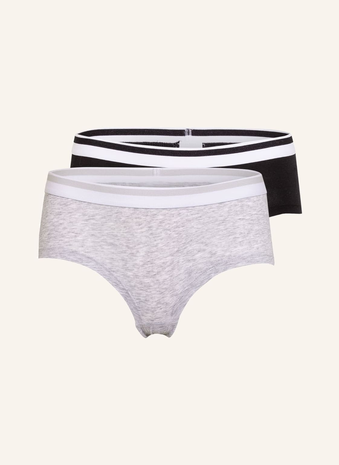 Image of Sanetta 2er-Pack Slips grau