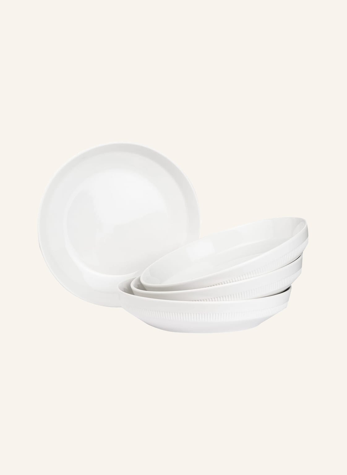 Image of Marc O'polo 4er-Set Suppenteller Moments weiss