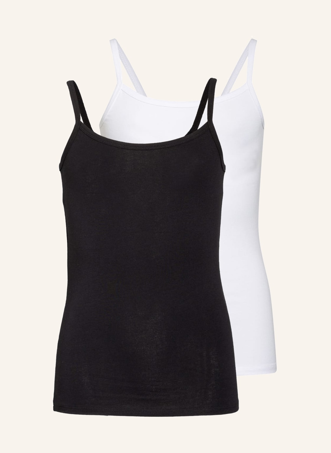 Image of Schiesser 2er-Pack Tops 95/5 schwarz