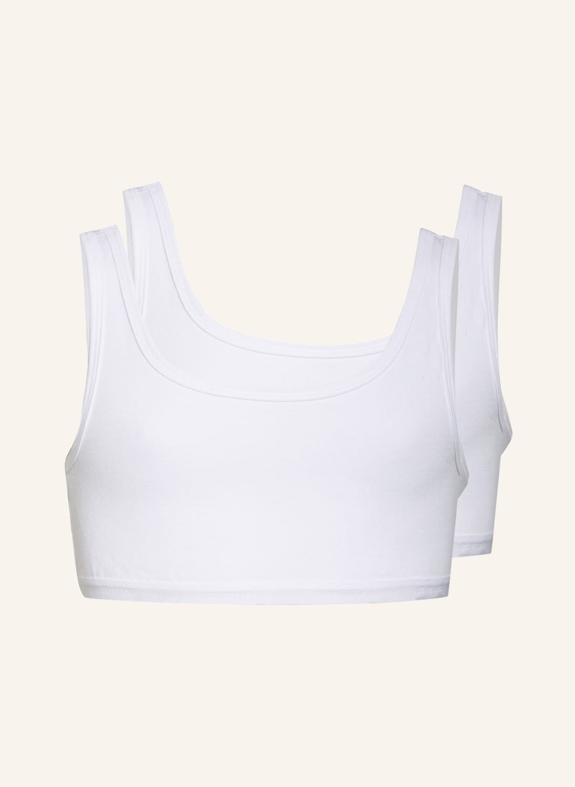 Image of Schiesser 2er-Pack Bustiers 95/5 weiss