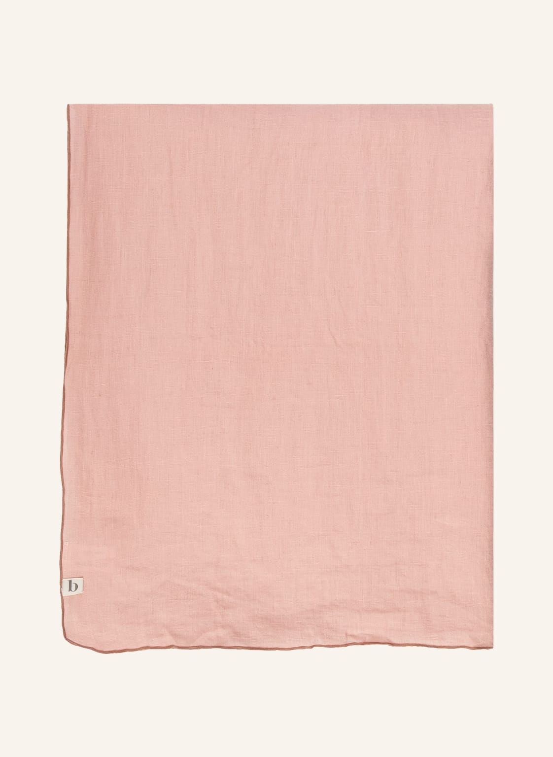 Image of Broste Copenhagen Leinen-Tischdecke rosa