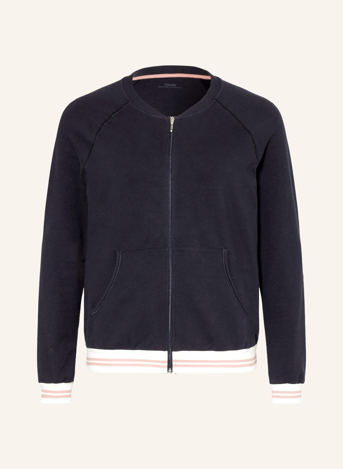 Image of Calida Lounge-Sweatjacke Favourites blau