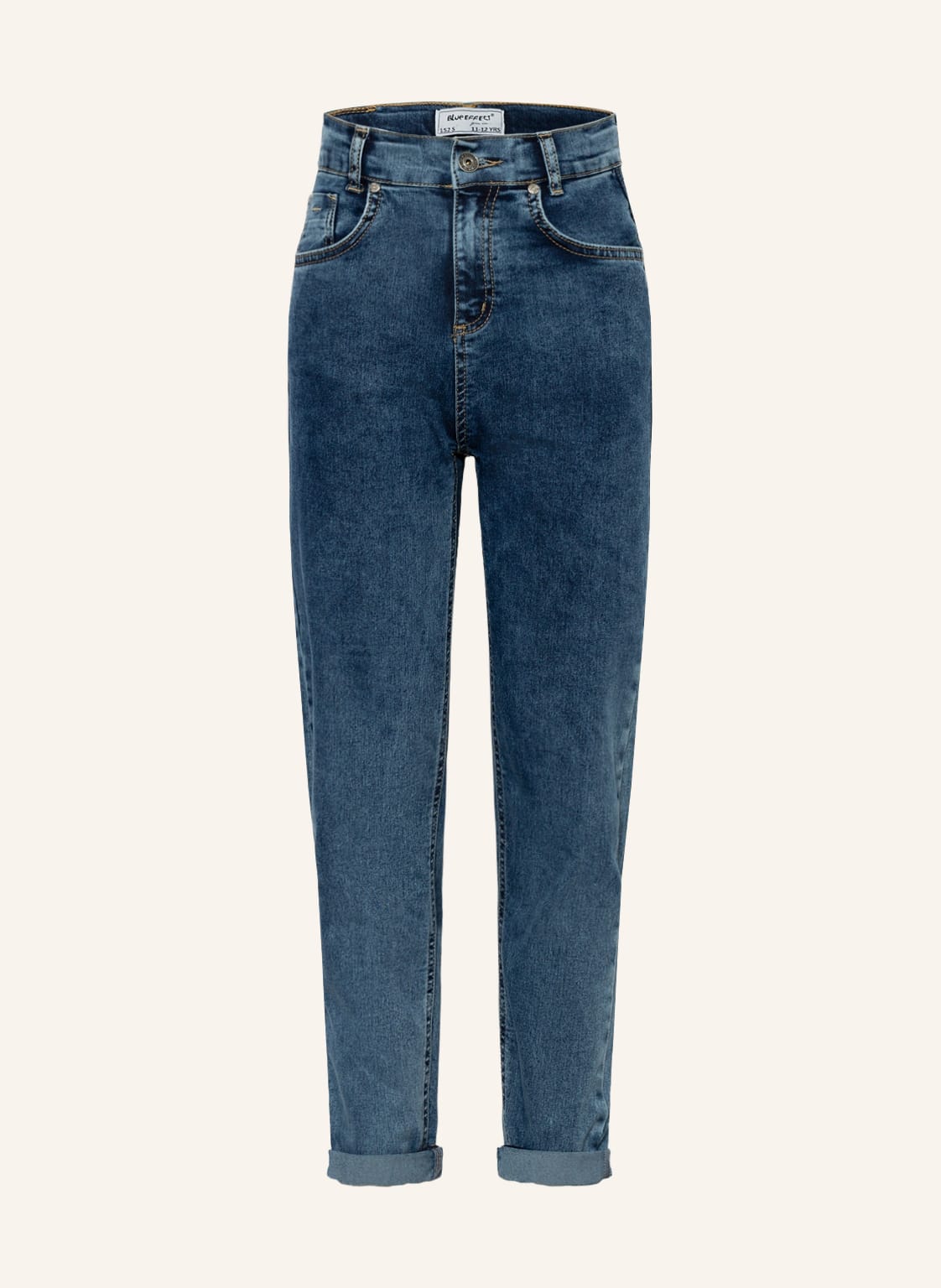 Image of Blue Effect Jeans Balloon Fit blau