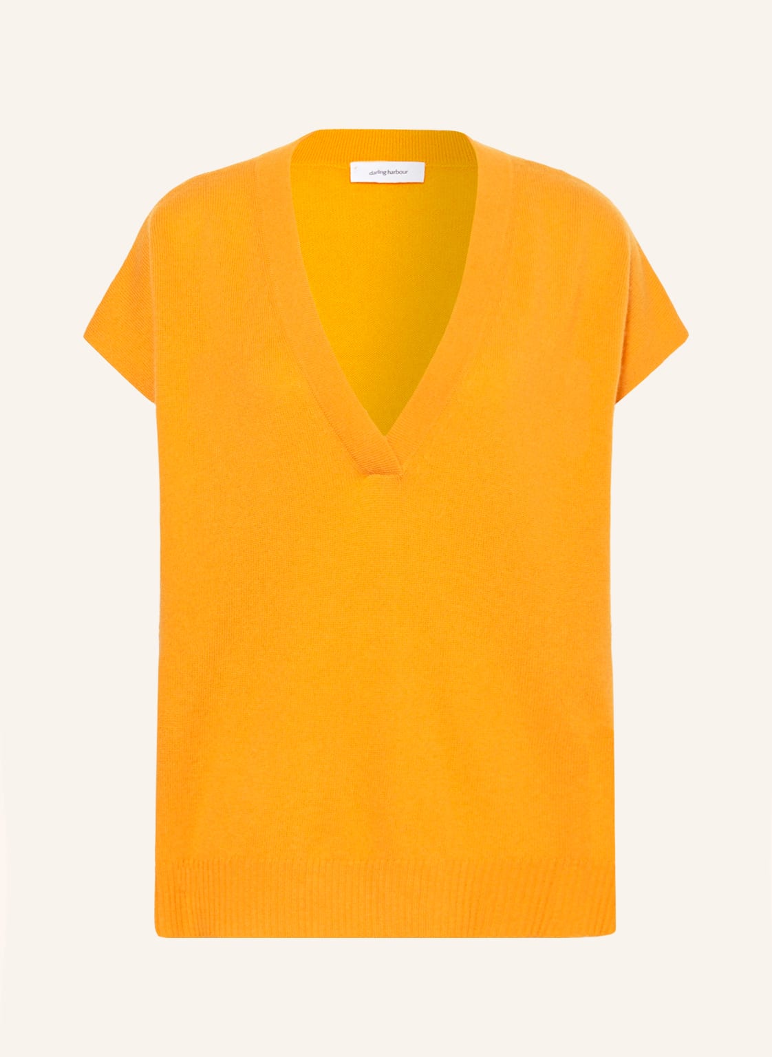 Image of Darling Harbour Pullunder Mit Cashmere orange