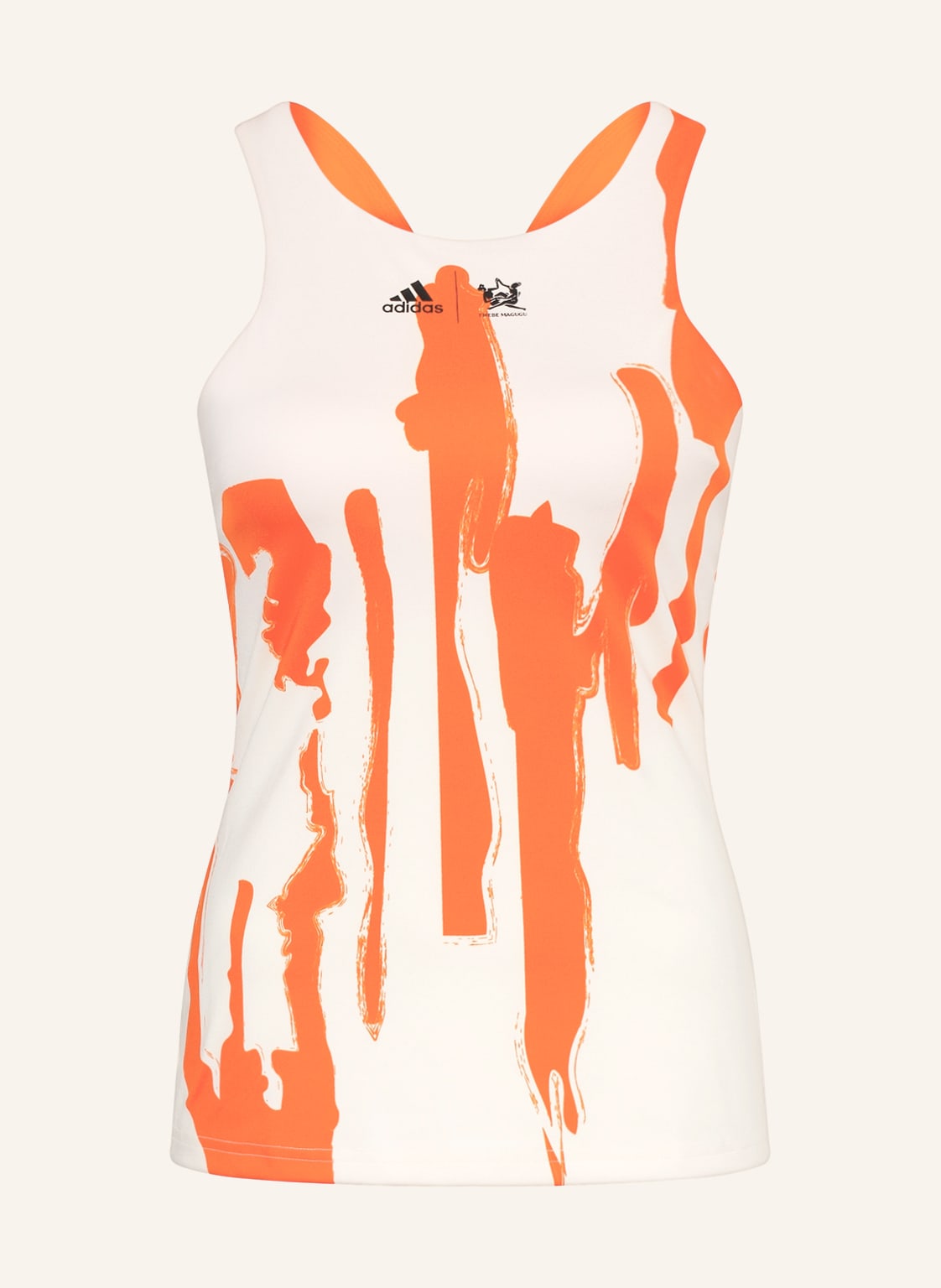 Image of Adidas Tanktop Tennis Ney York Mit Mesh rot