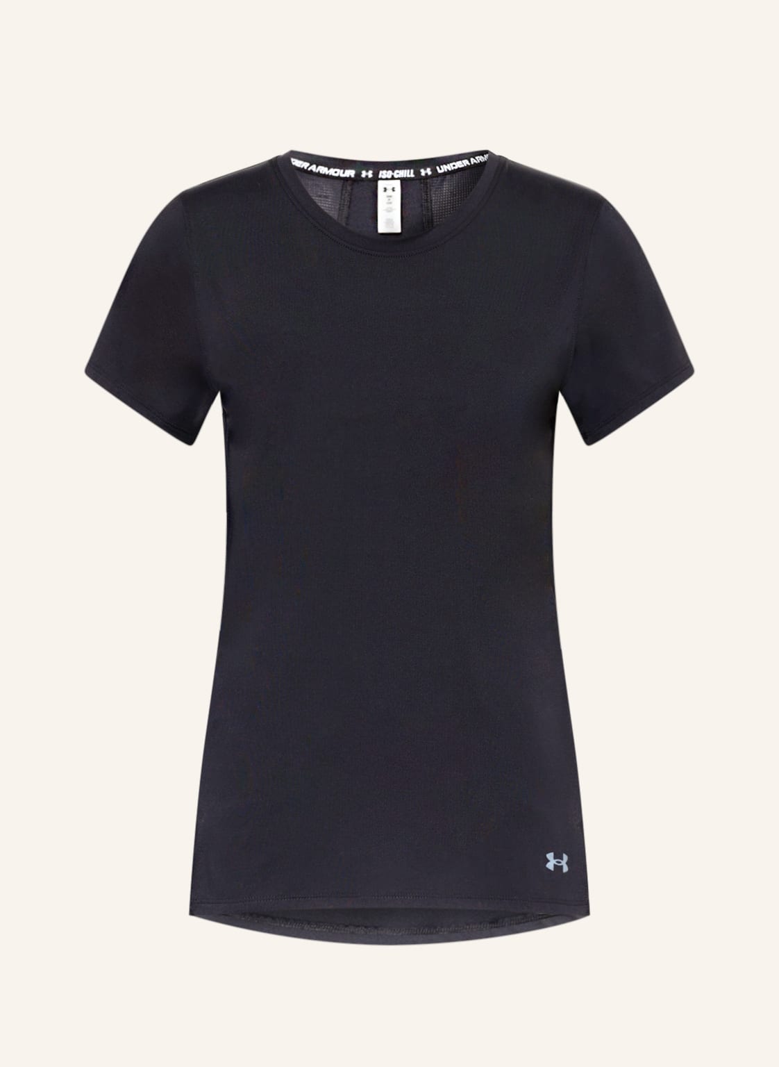 Image of Under Armour Laufshirt Isochill Run Laser Mit Mesh schwarz