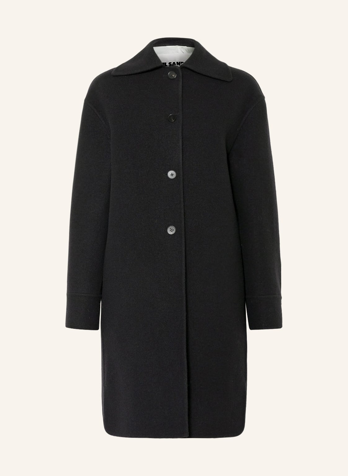 Image of Jil Sander Mantel schwarz