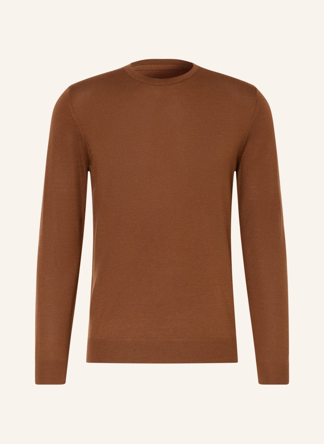 Image of Paul Pullover Aus Merinowolle braun