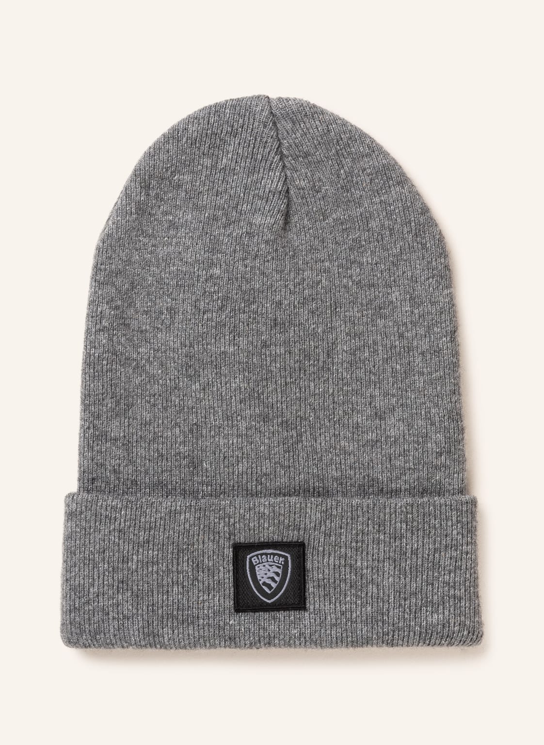 Image of Blauer Mütze grau