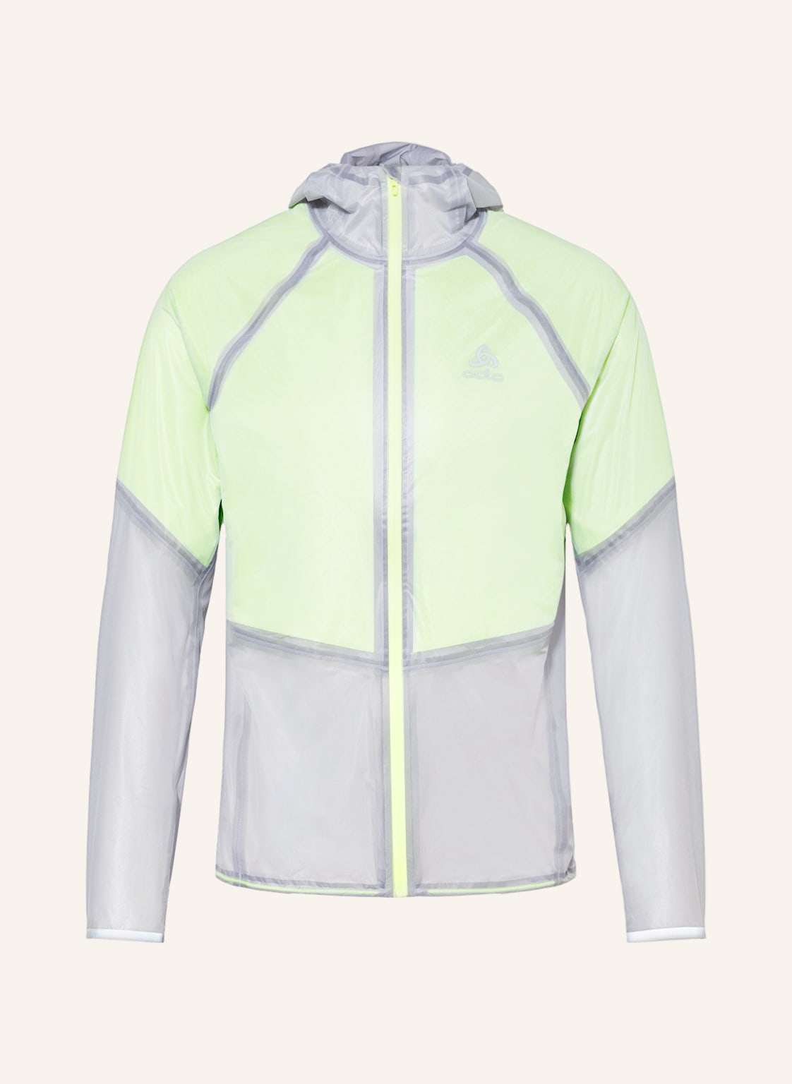 Image of Odlo Laufjacke Dual Dry grau