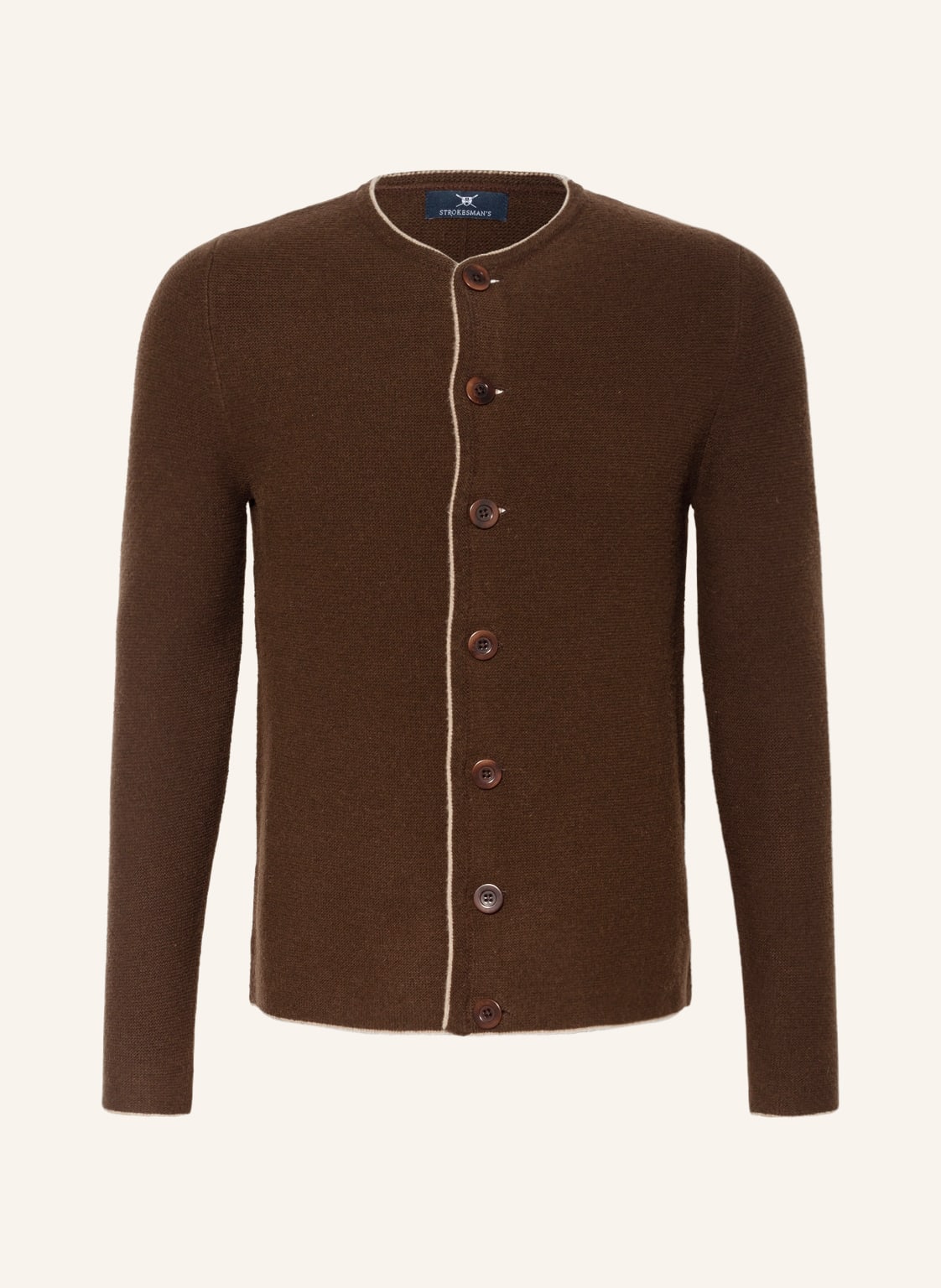 Image of Strokesman's Strickjacke braun