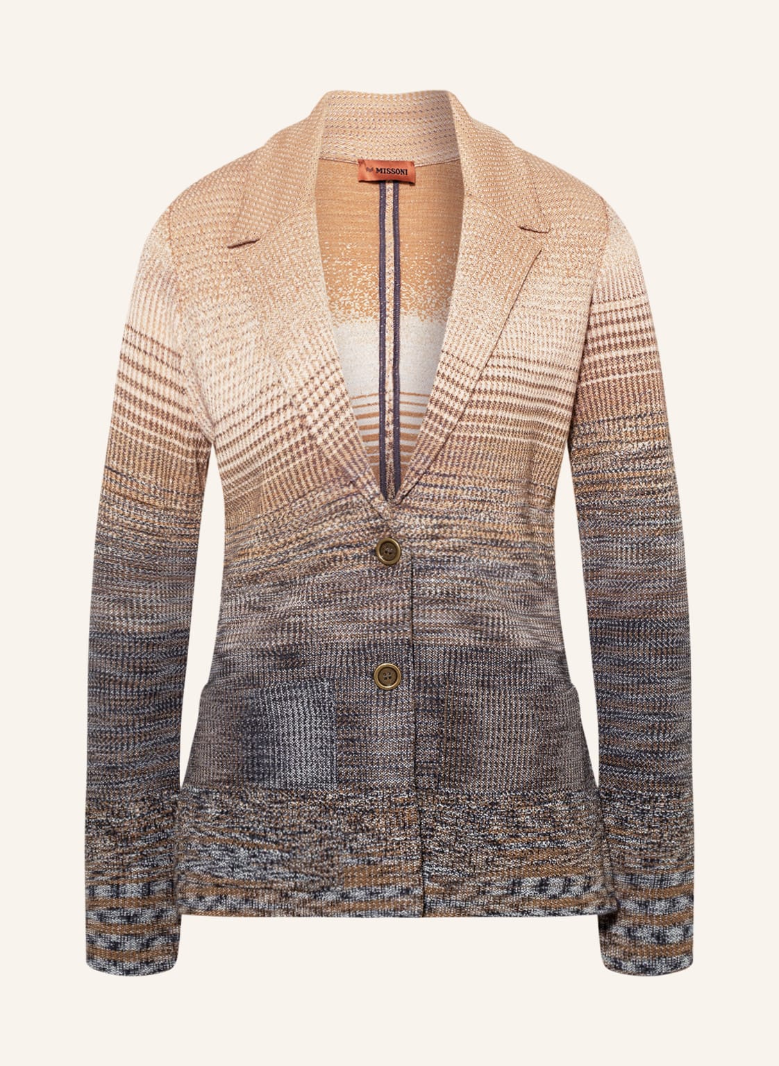 Image of Missoni Strickblazer beige