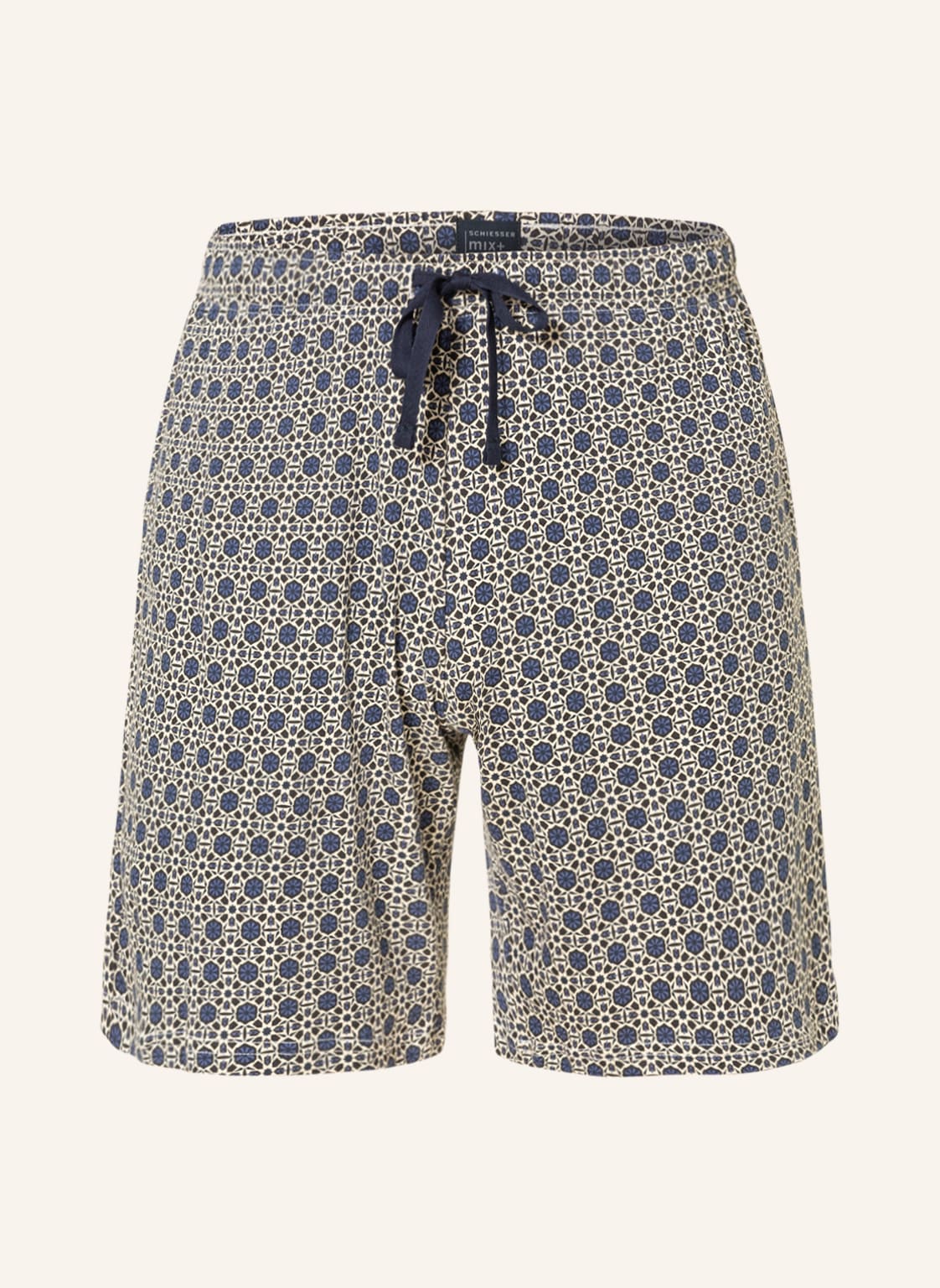 Image of Schiesser Schlafshorts Mix+Relax braun