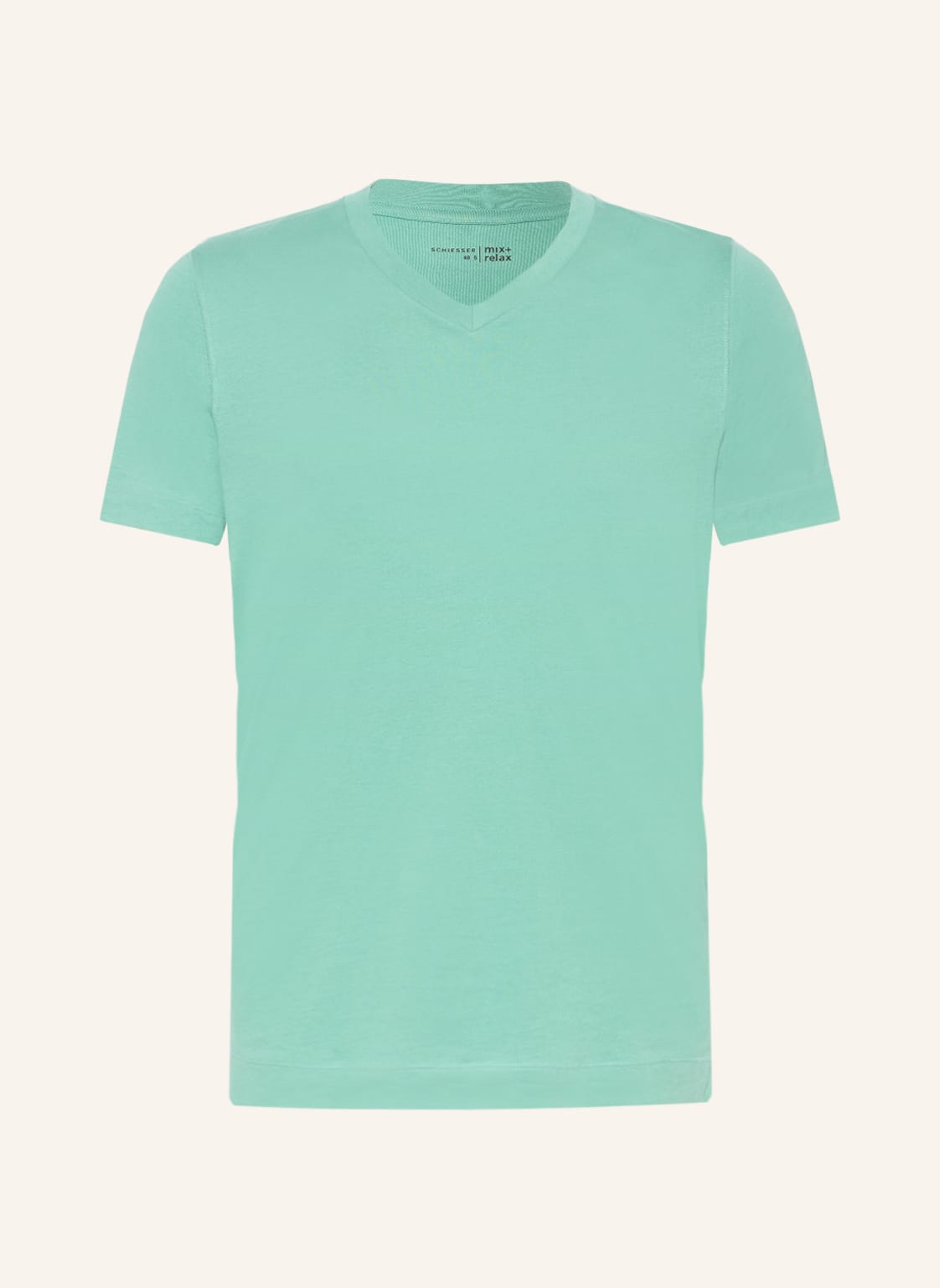 Image of Schiesser Schlafshirt Mix+Relax gruen