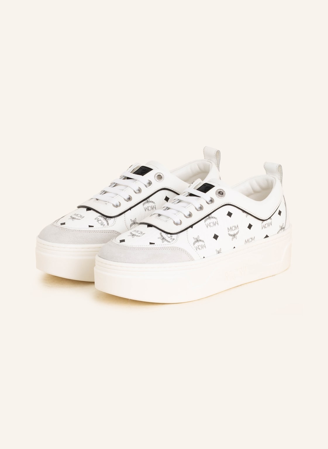 Image of Mcm Sneaker Skystream weiss