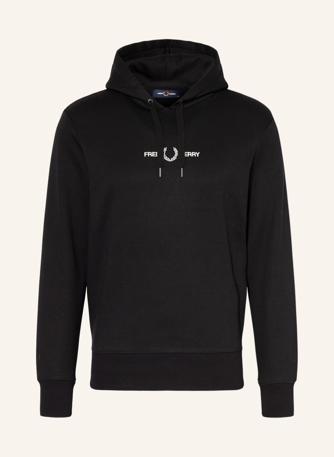 Image of Fred Perry Hoodie schwarz